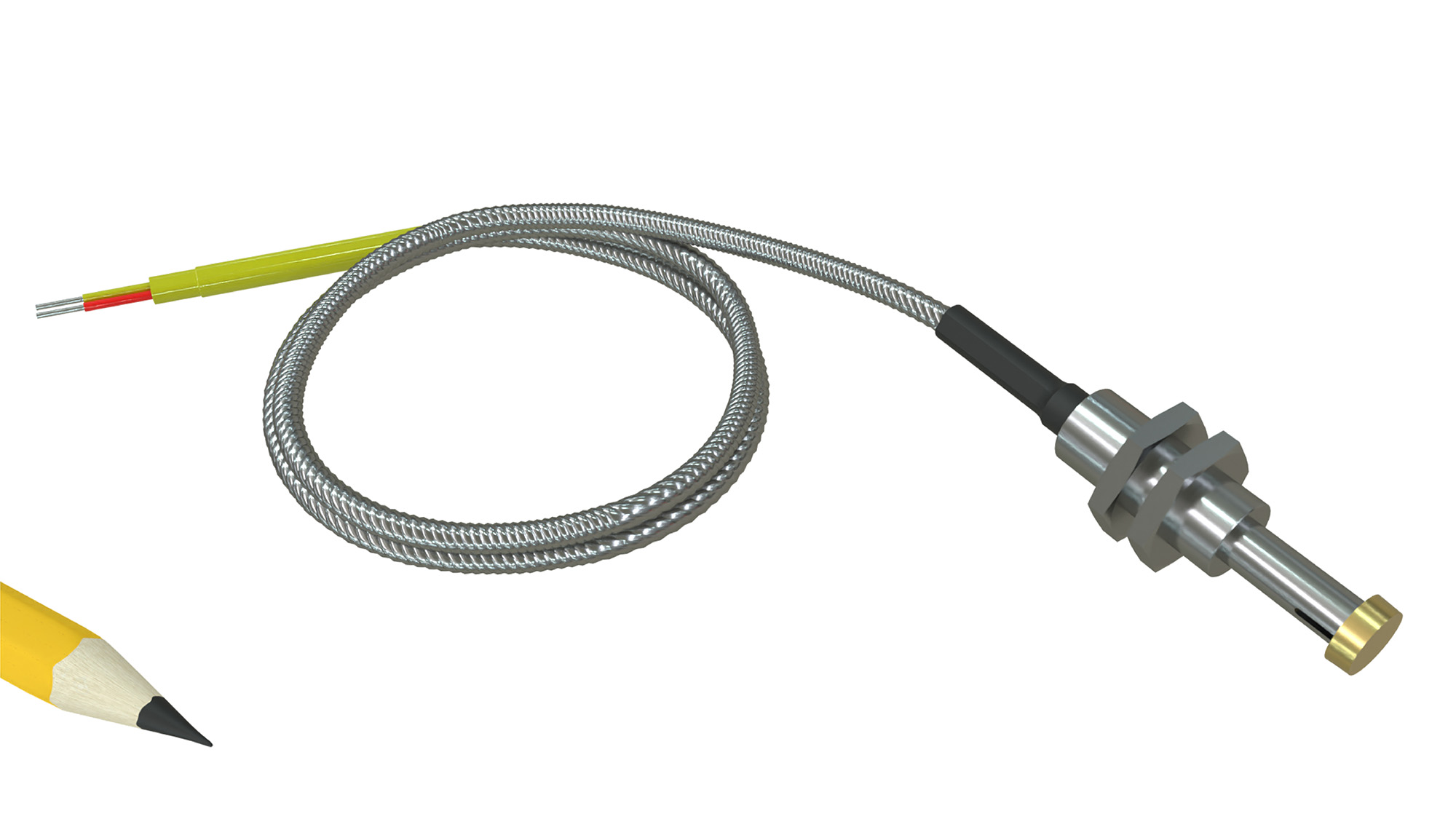 Rubbing Brake Disc Rotor Thermocouple Temperature Sensor